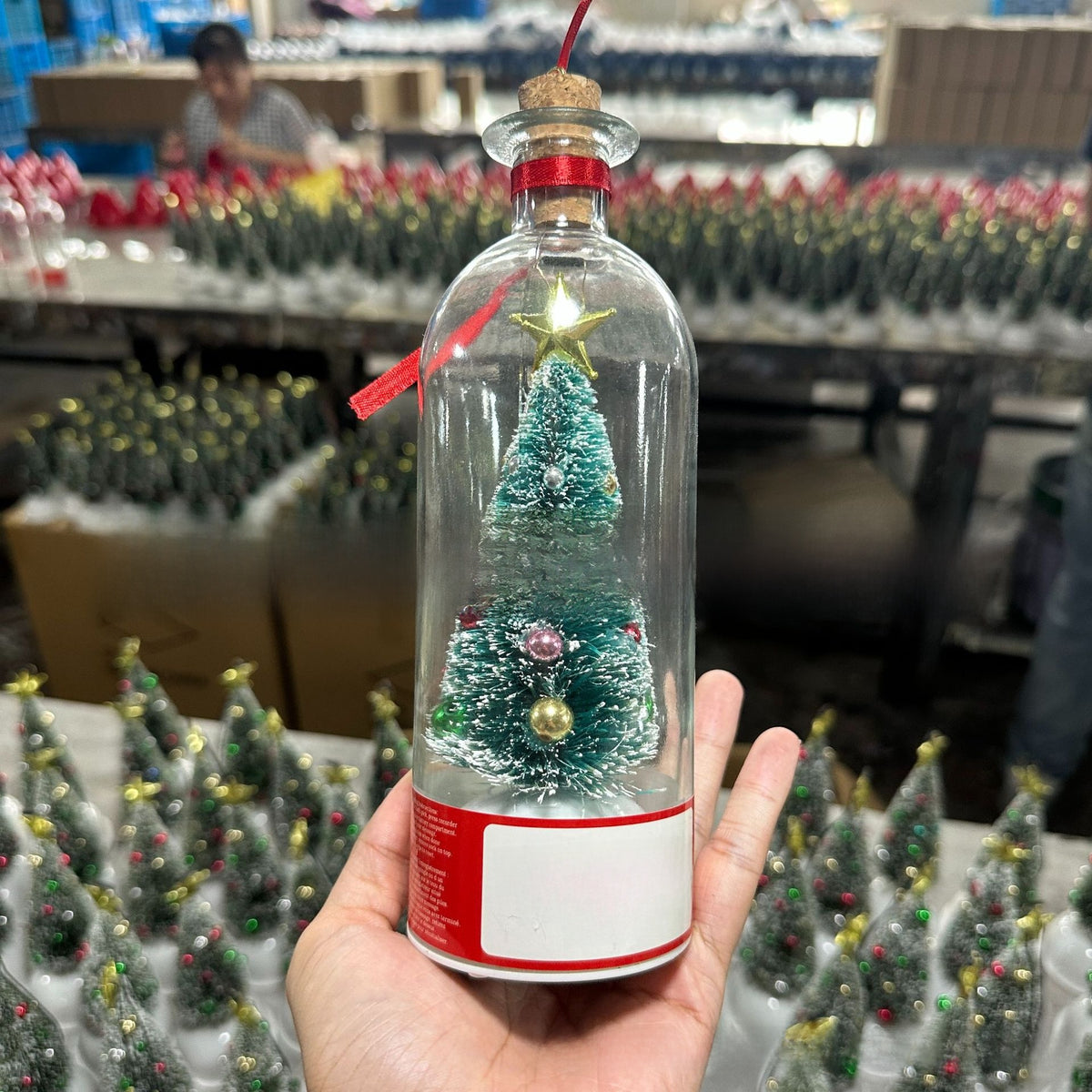 Lumivo™ Christmas Tree Message Bottle