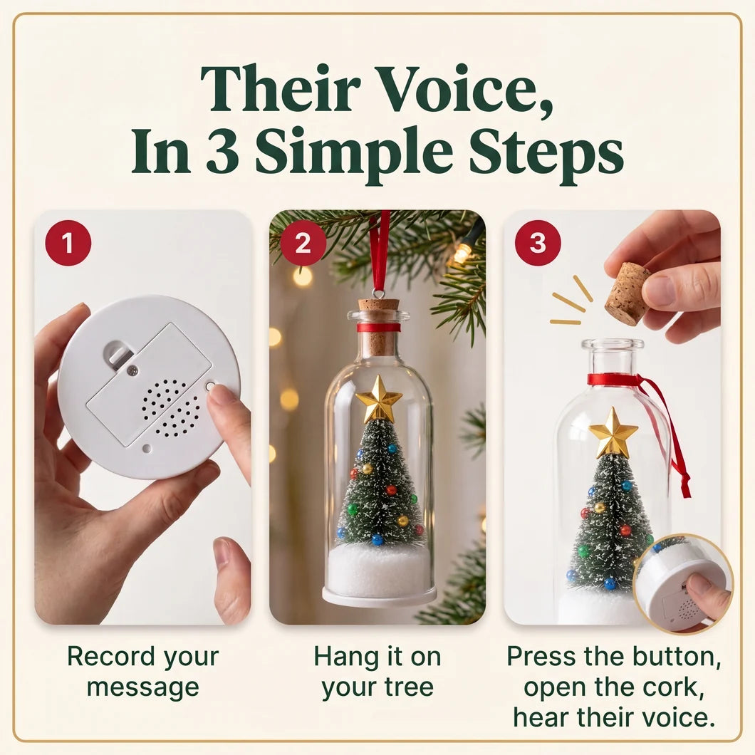 Lumivo™ Christmas Tree Message Bottle