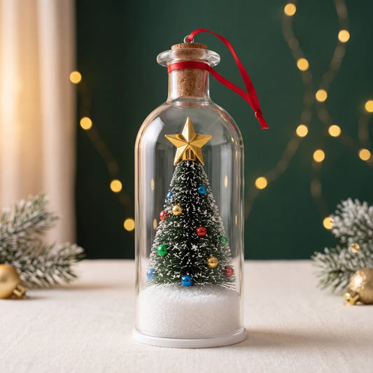 MerryGlow™ Christmas Tree Message Bottle