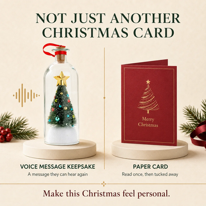 Lumivo™ Christmas Tree Message Bottle